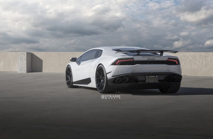 strasse, Wheels, Lamborghini, Huracan, Cars, White HD Wallpaper Desktop Background