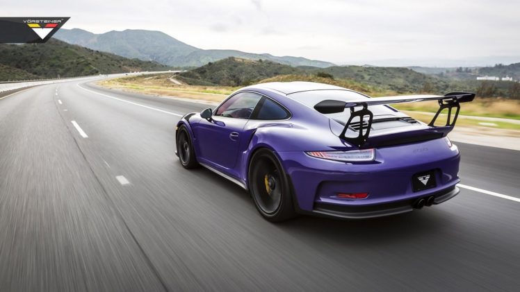 purple, Vorsteiner, Porsche, 911, Gt3, Rs, Cars, Modified HD Wallpaper Desktop Background