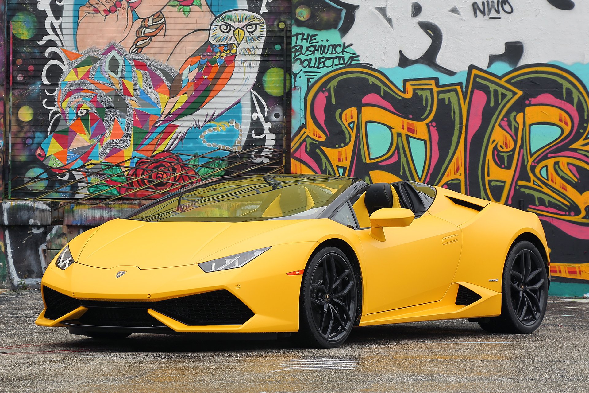 2016, Lamborghini, Huracan, Lp, 610 4, Spyder, Cars, Yellow Wallpaper