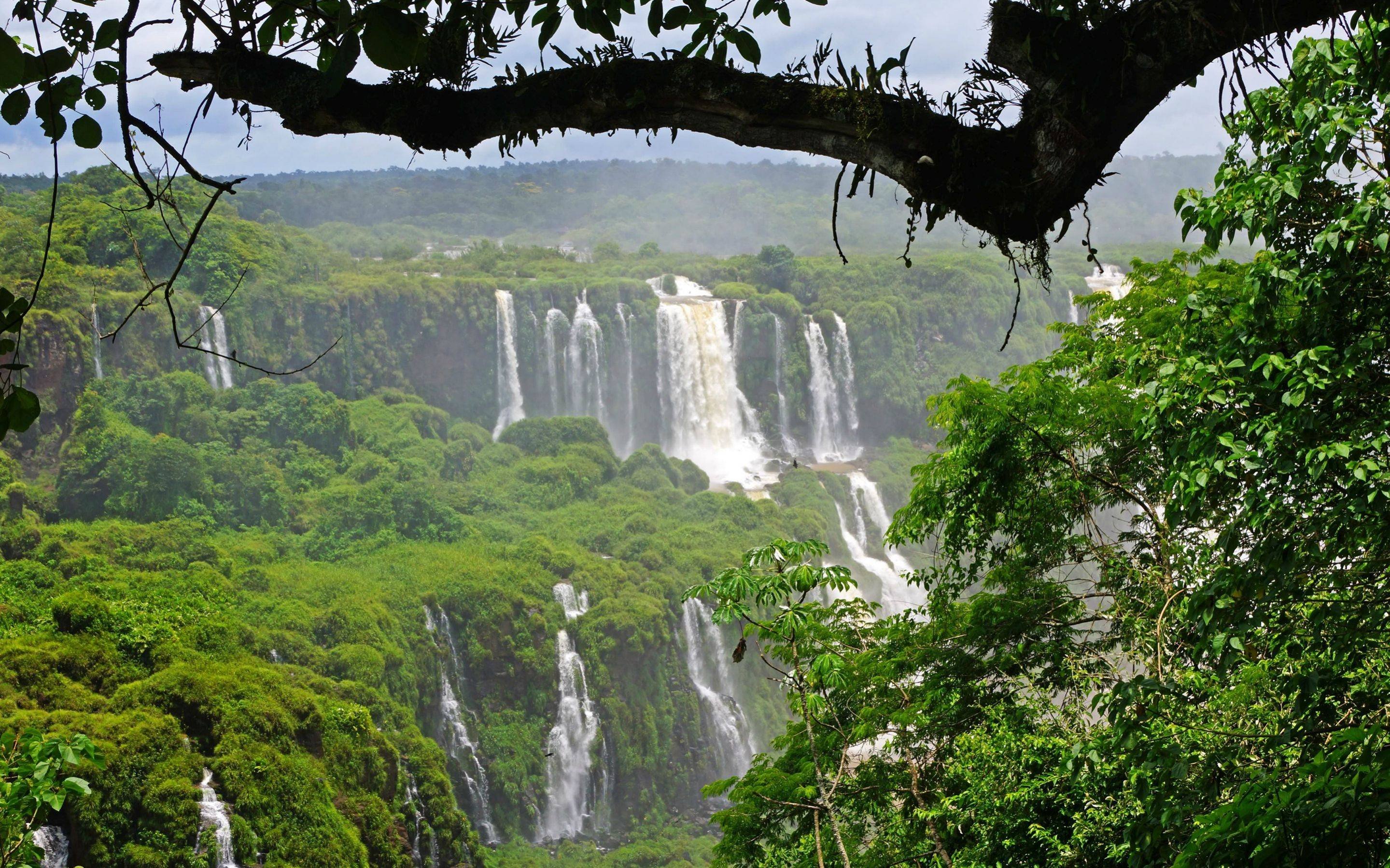 waterfall, Nature, River, Landscape Wallpaper