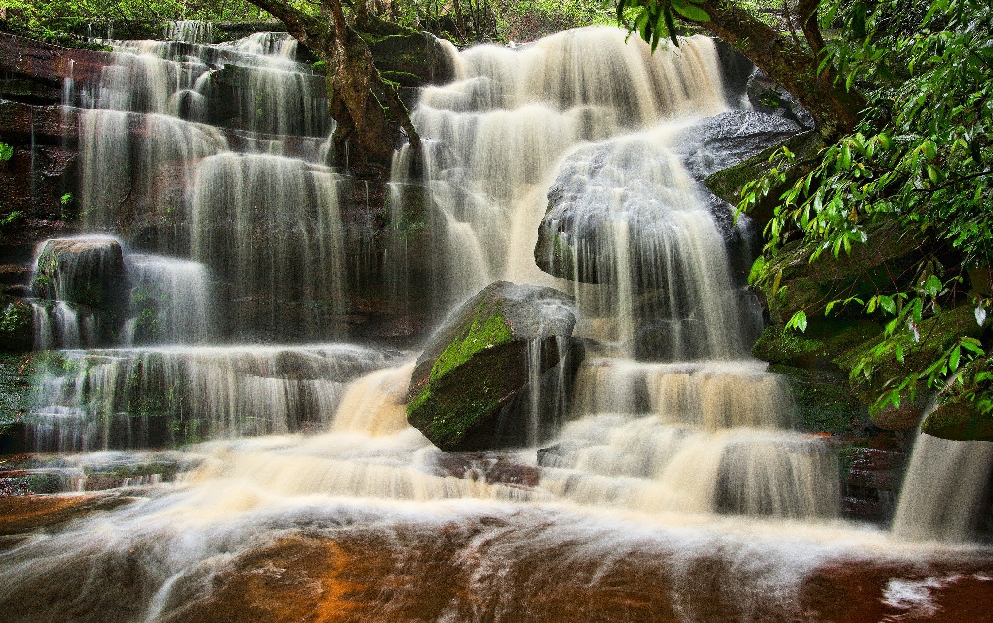 waterfall, Nature, River, Landscape Wallpapers HD / Desktop and Mobile ...