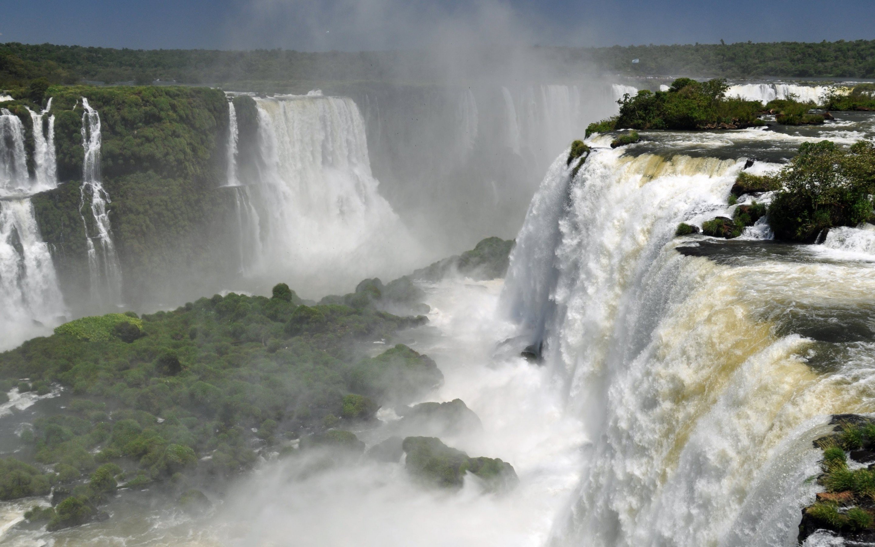 waterfall, Nature, River, Landscape Wallpaper