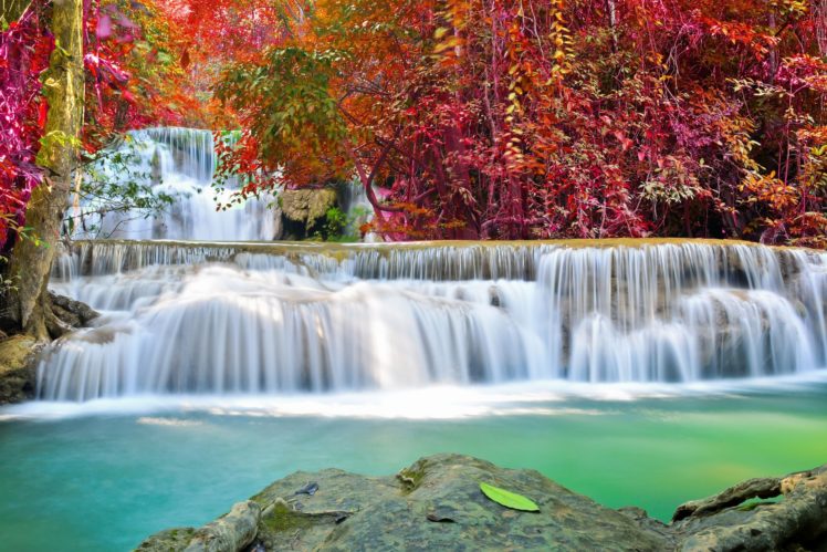 waterfall, Nature, River, Landscape HD Wallpaper Desktop Background