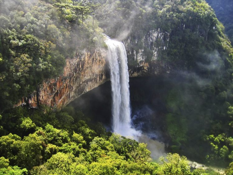 waterfall, Nature, River, Landscape HD Wallpaper Desktop Background