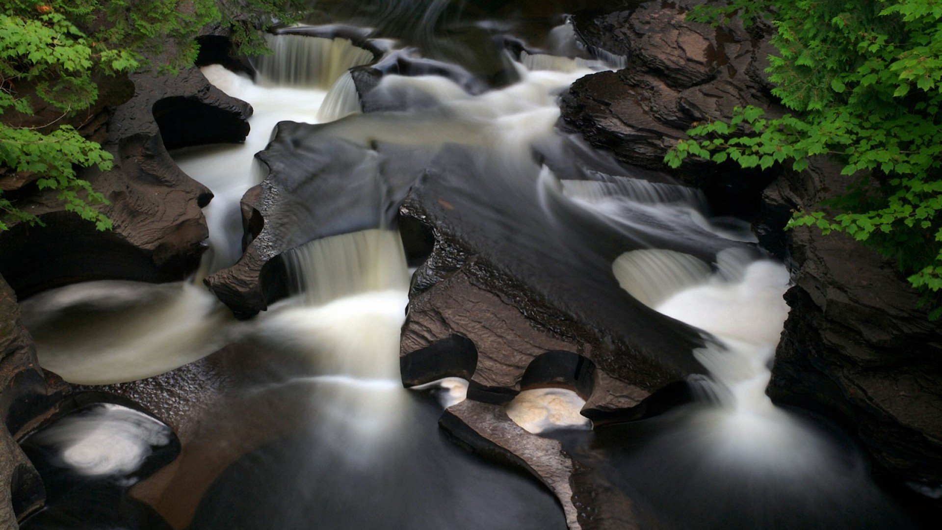 waterfall, Nature, River, Landscape Wallpaper
