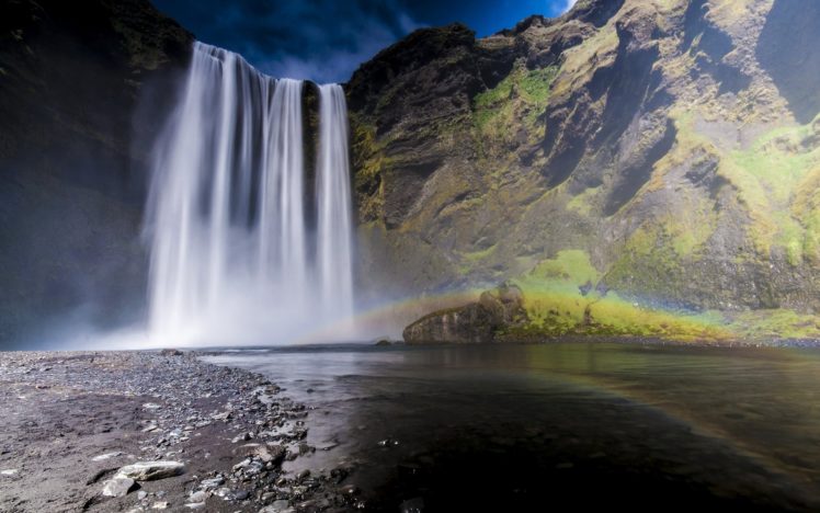 waterfall, Nature, River, Landscape HD Wallpaper Desktop Background