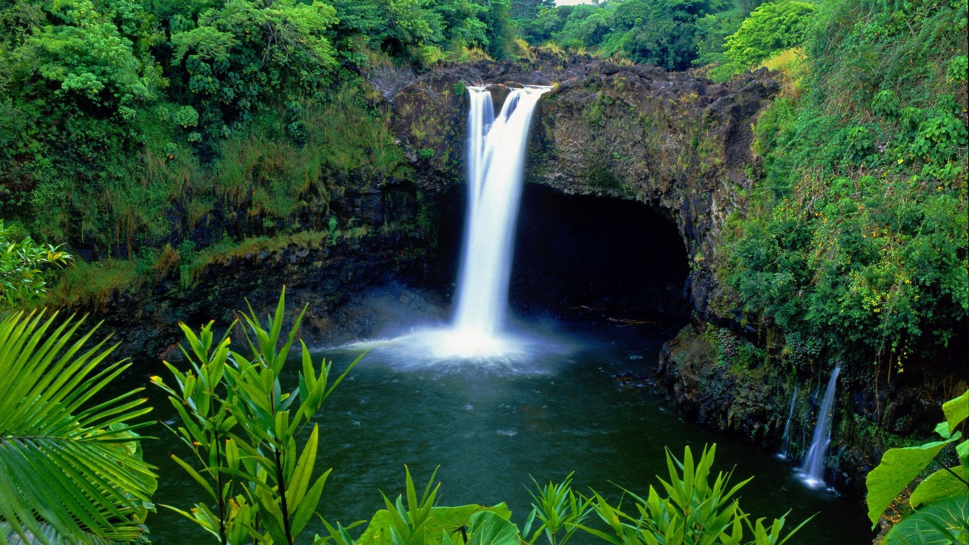 waterfall, Nature, River, Landscape Wallpaper