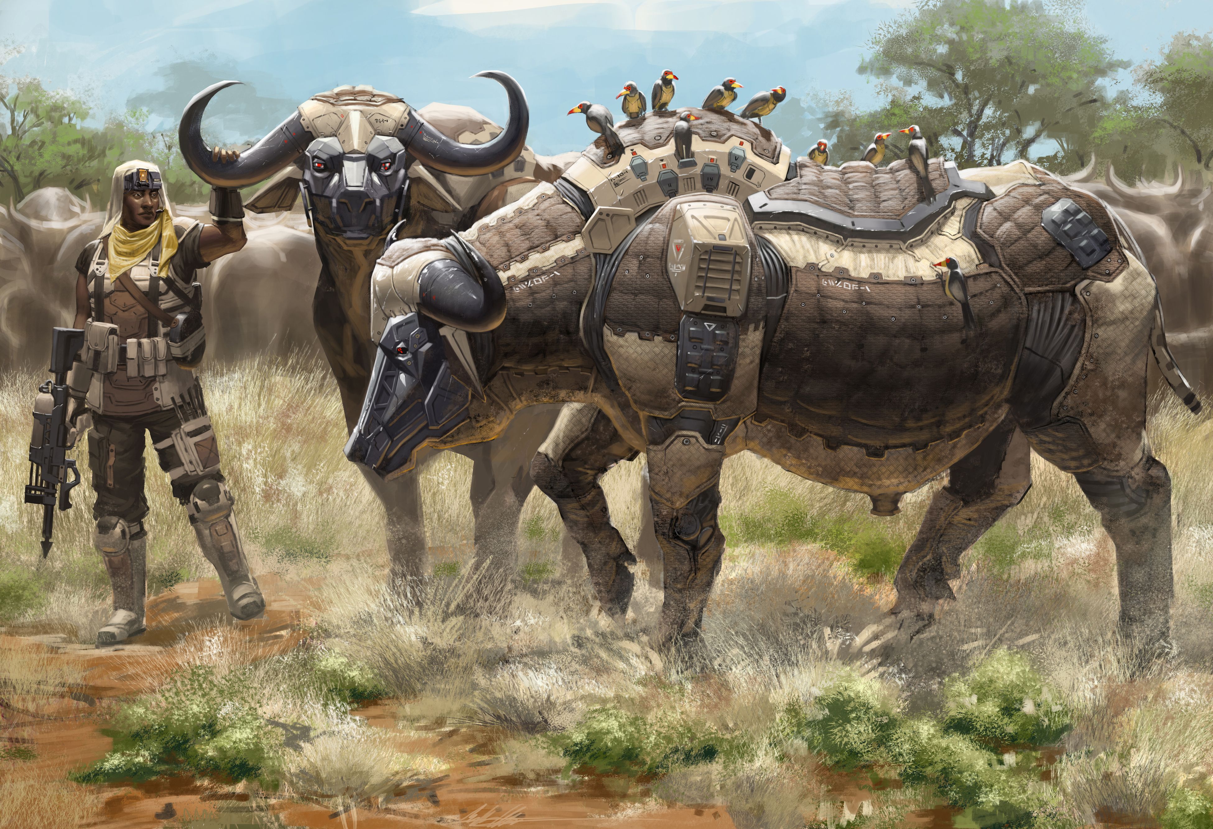 technics, Warriors, Fantasy, Robot, Robots, Cycborg, Cyborgs, Sci fi Wallpaper