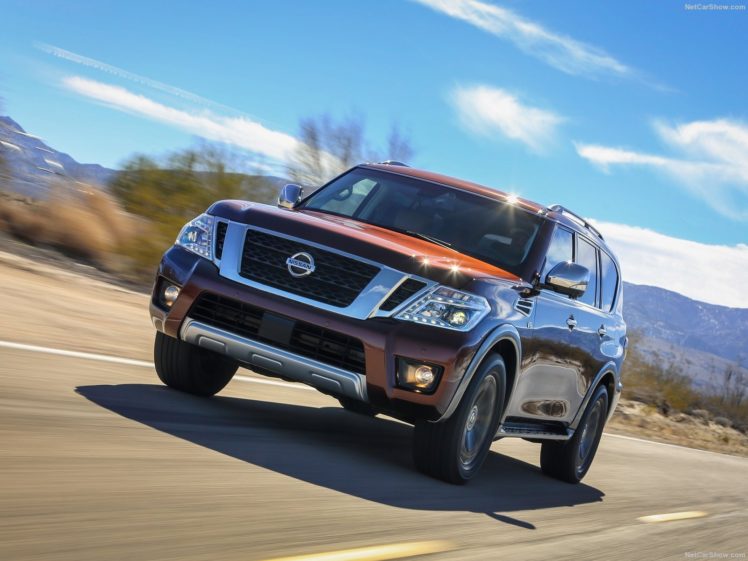 nissan, Armada, Cars, Suv, 2016 HD Wallpaper Desktop Background