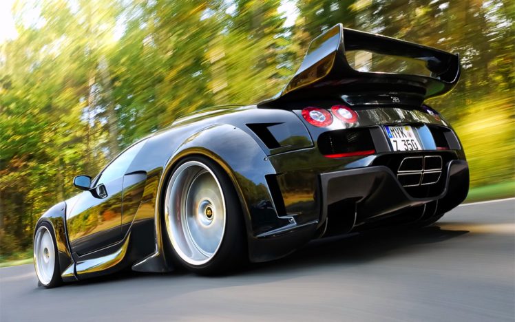 cars, Bugatti, Veyron, Vehicles, Supercars, Black, Cars, Low angle, Shot HD Wallpaper Desktop Background