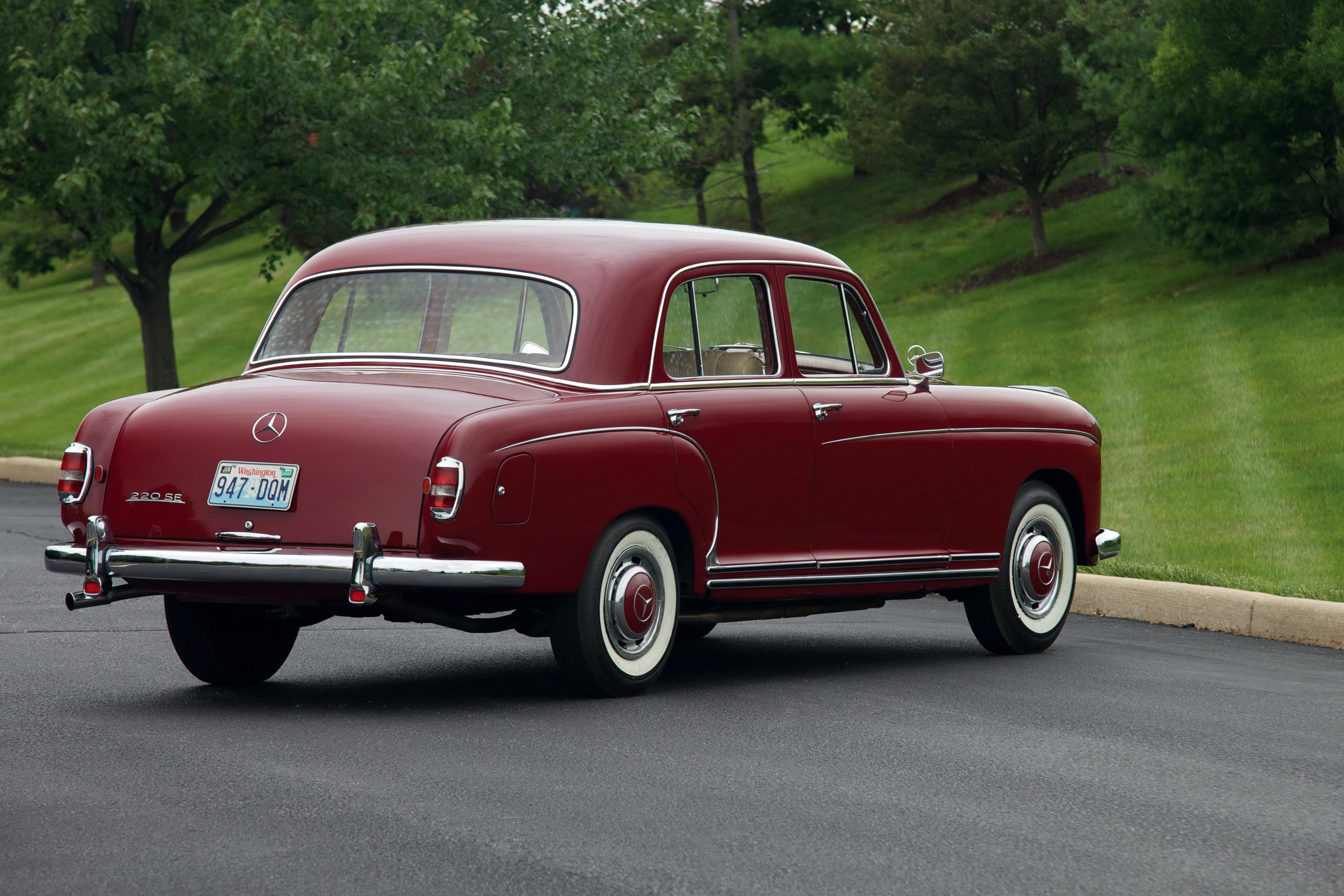 mercedes, Benz, 220, E, Uk spec, Limousine,  w128 , Cars, Classic, 1958 Wallpaper
