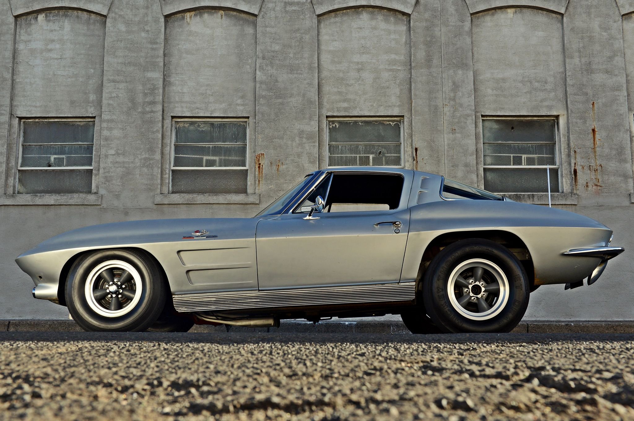 vintage, 1963, Chevrolet, Corvette, Split window, Coupe, Racecar Wallpaper