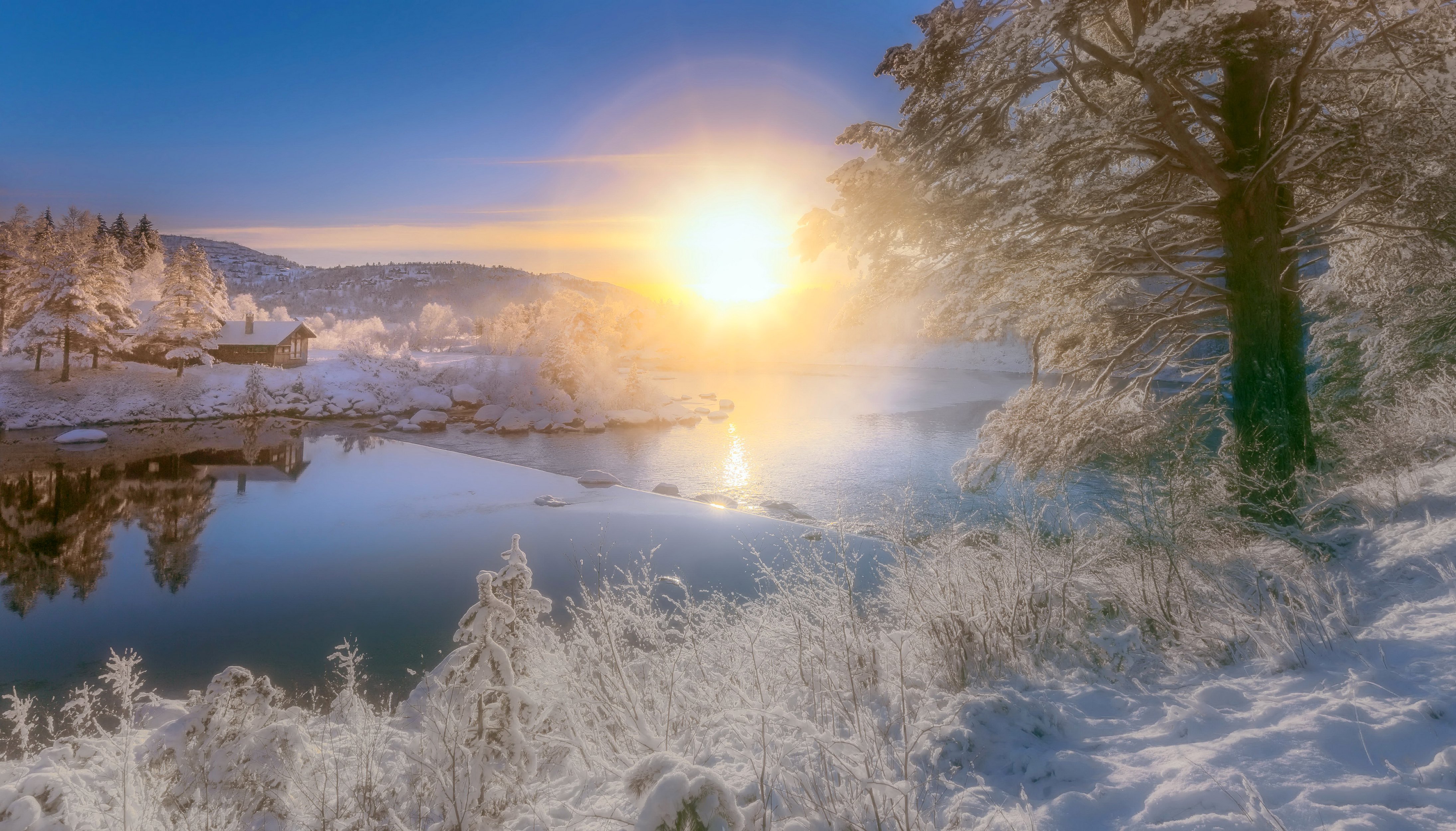 nature, River, Landscape Wallpaper