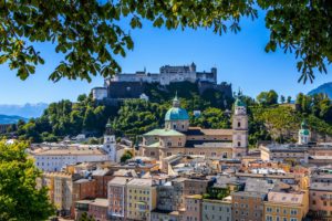 austria, Fortress, Temples, Houses, Hohensalzburg, Castle, Festungsberg, Salzburg, Cathedral, Salzburg, Cities