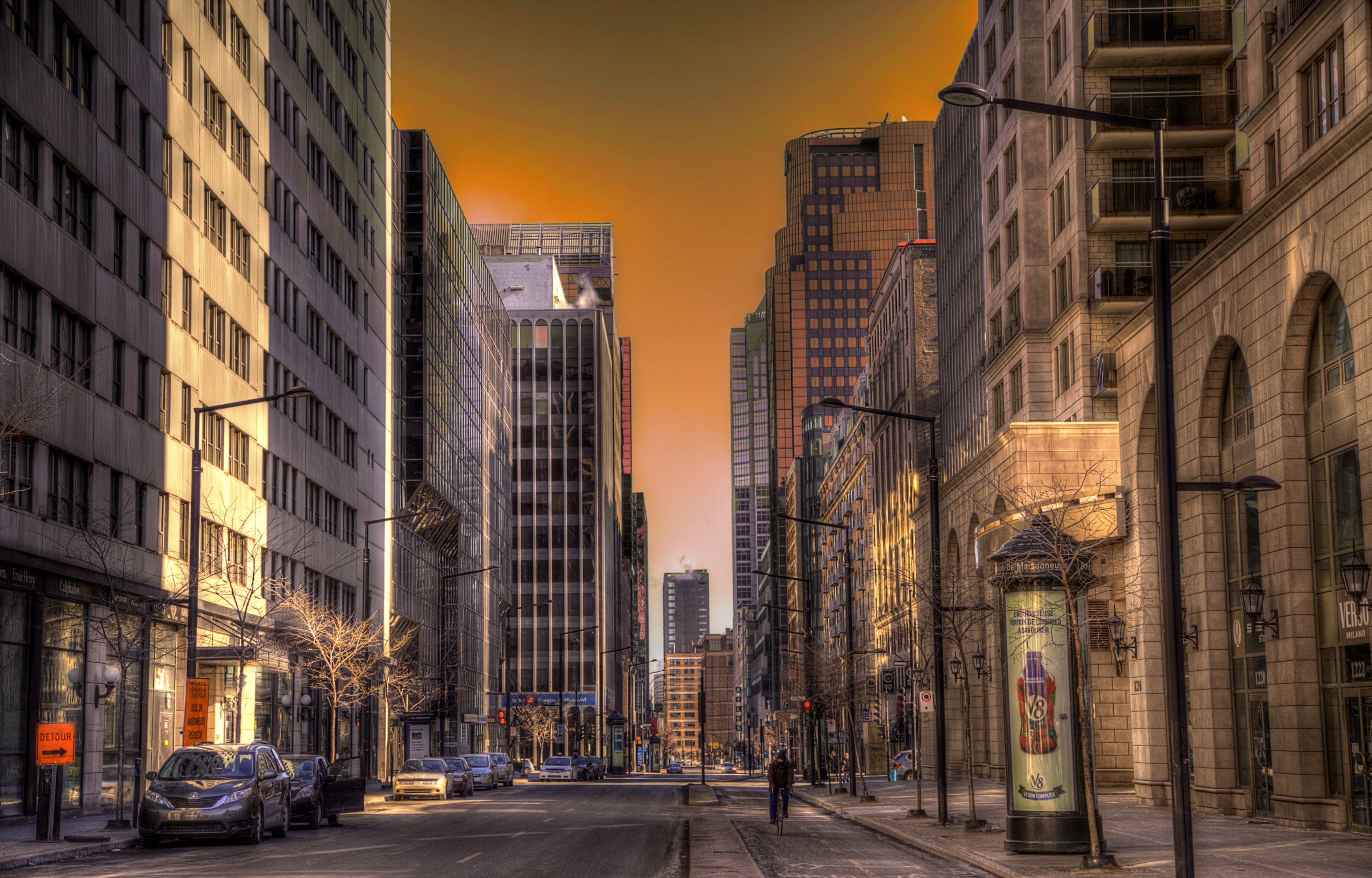 canada, Houses, Roads, Street, Montreal, Cities Wallpaper