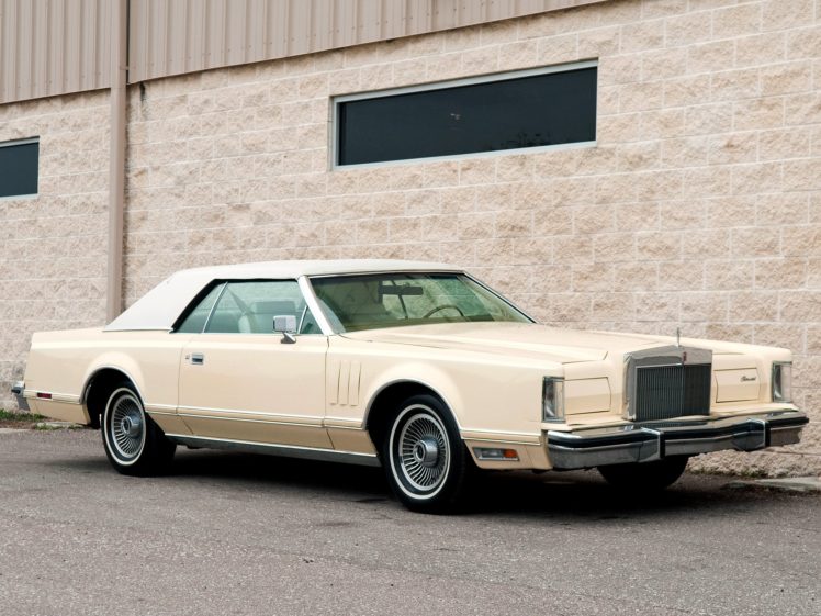 1979, Lincoln, Continental, Mark, V, Carriage, Roof, Cars HD Wallpaper Desktop Background