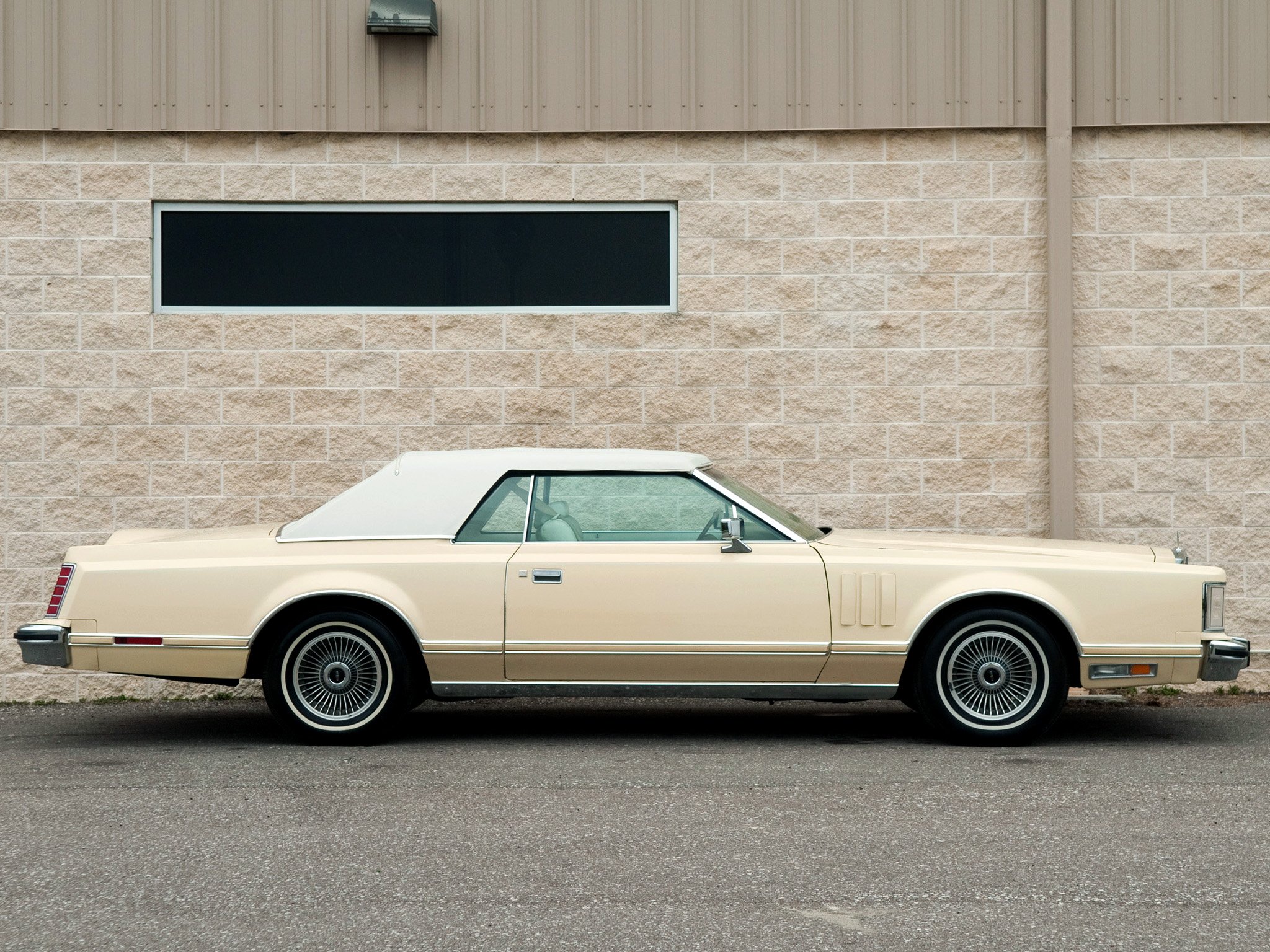 1979, Lincoln, Continental, Mark, V, Carriage, Roof, Cars Wallpaper