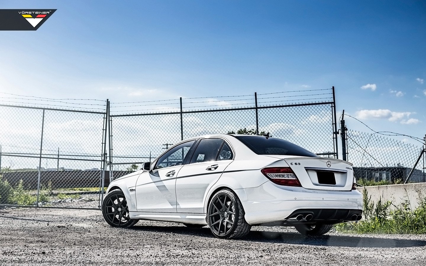 2014, Vorsteiner, Mercedes, Benz, C63, Amg, Cars, White Wallpaper