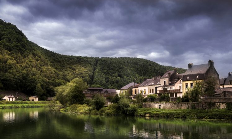 france, Houses, Rivers, Forests, Revin, Cities HD Wallpaper Desktop Background