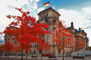 germany, Berlin, Street, Bench, Reichstag, Building, Cities