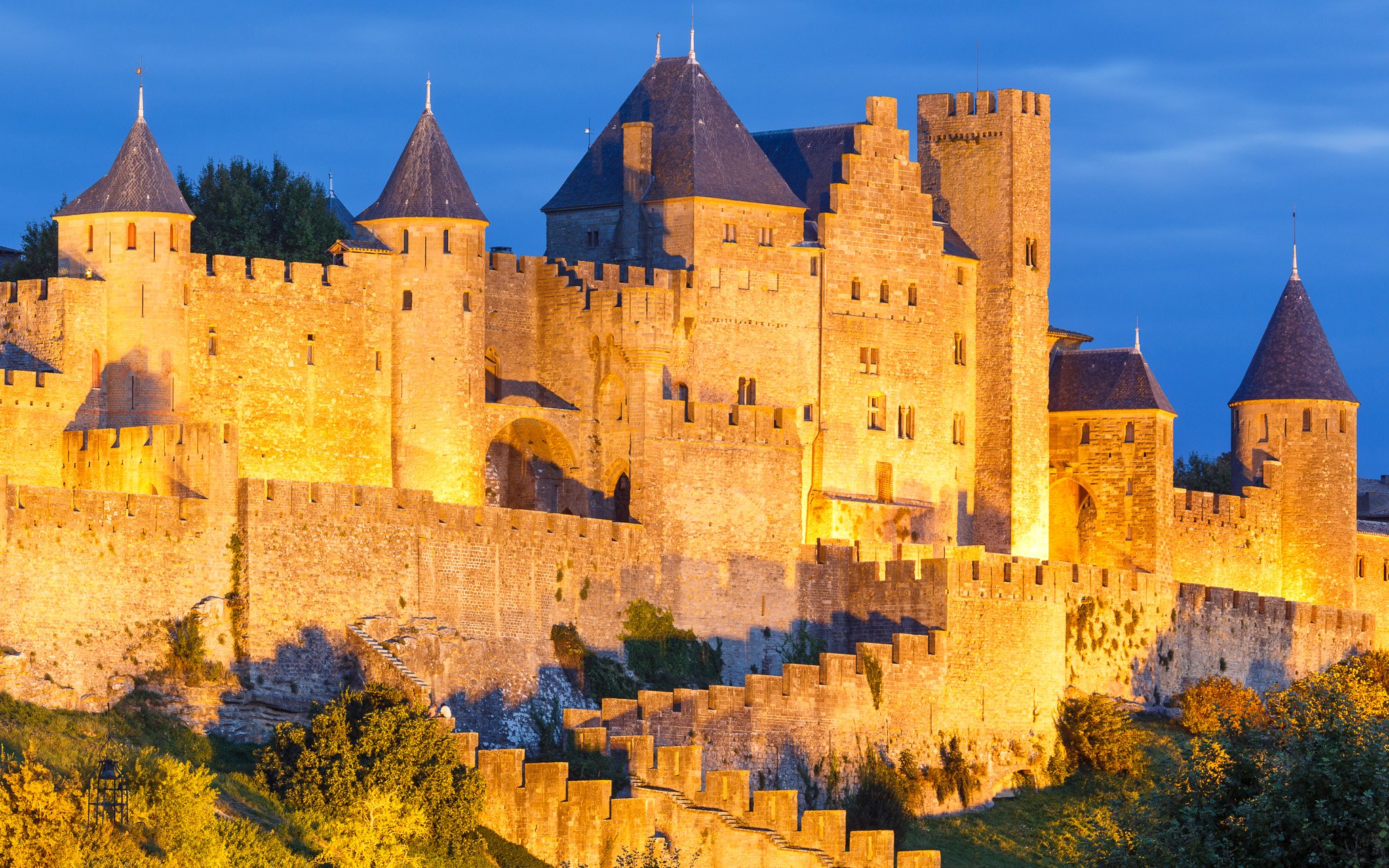 france, Fortress, Carcassonne, Cities Wallpaper
