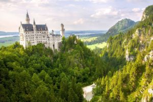 germany, Mountains, Castle, Neuschwanstein, Bavaria, Cities, Nature