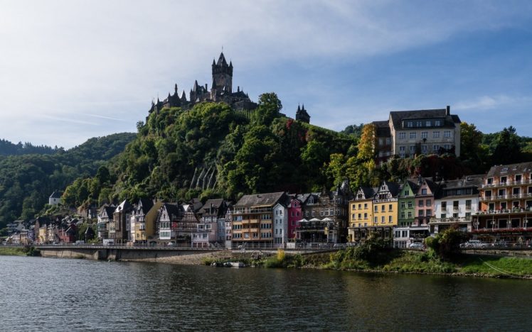 germany, Rivers, Castles, Coast, Cochem, Moselle, River, Cities HD Wallpaper Desktop Background