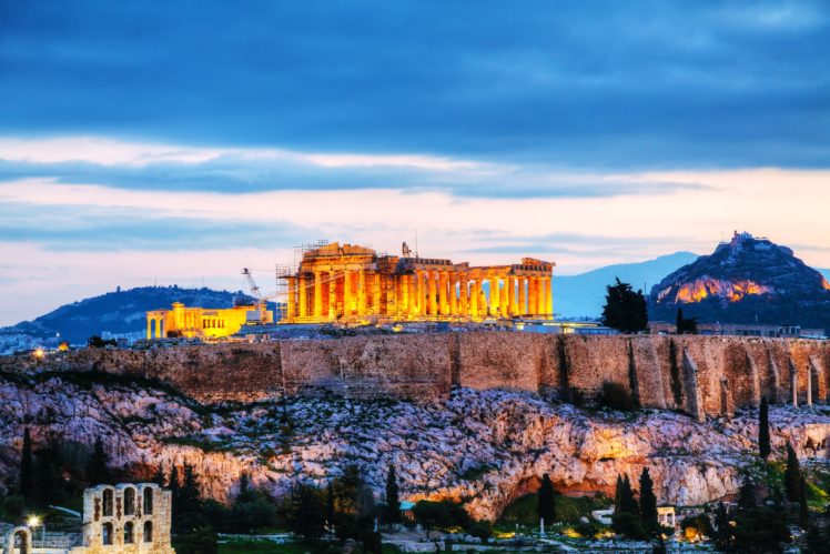greece, Ruins, Acropolis, Cities HD Wallpaper Desktop Background