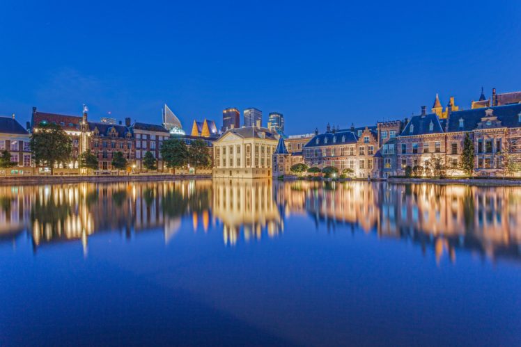 netherlands, Houses, Canal, Street, Hague, Cities HD Wallpaper Desktop Background