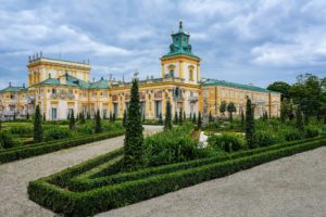 poland, Landscape, Palace, Shrubs, Warsaw, Wilanow, Palace, Cities