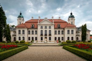 poland, Palace, Shrubs, Lublin, Cities