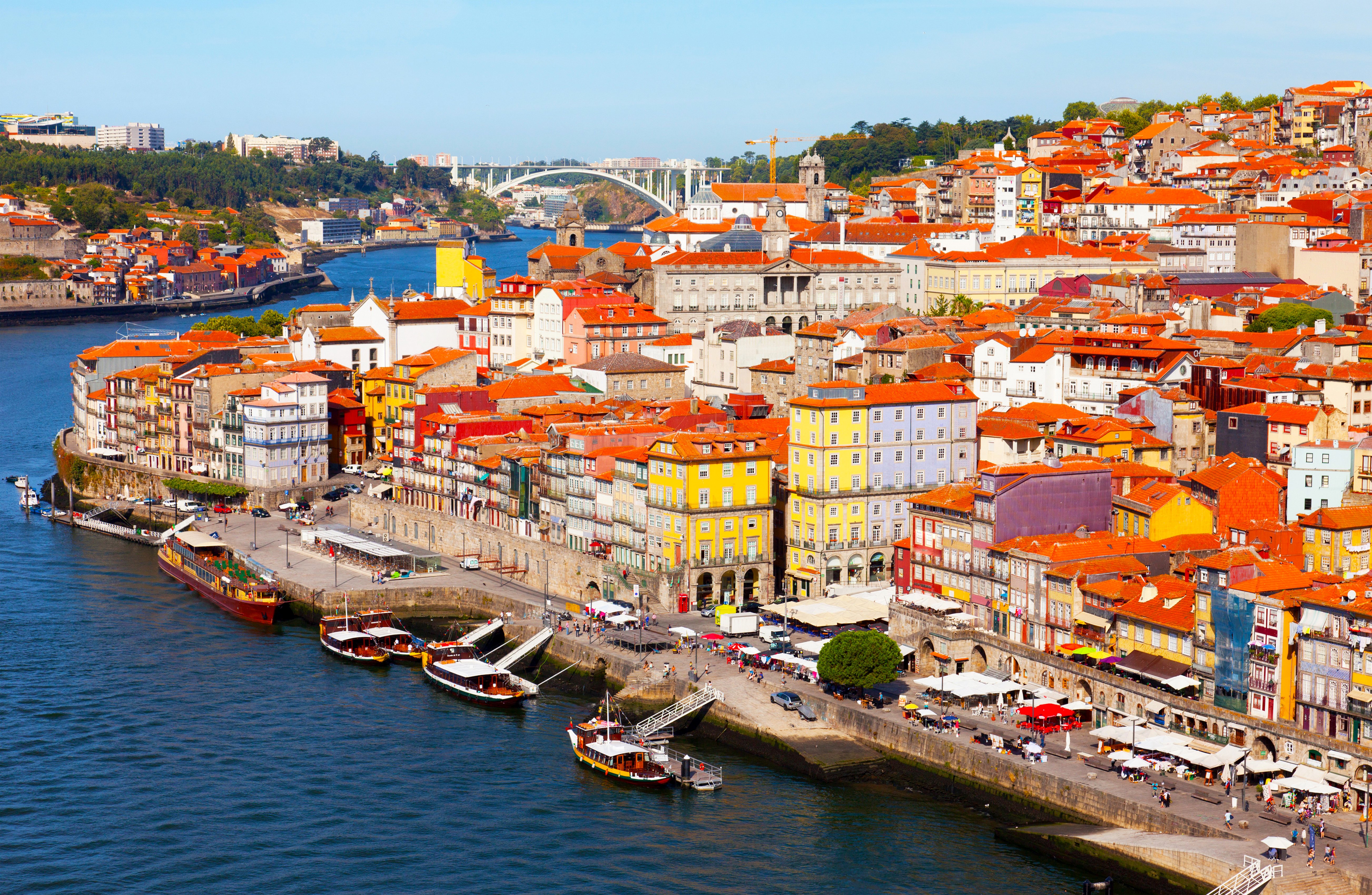 Portugal Houses Rivers Bridges Marinas Ships Porto Cities Wallpapers Hd Desktop And Mobile Backgrounds