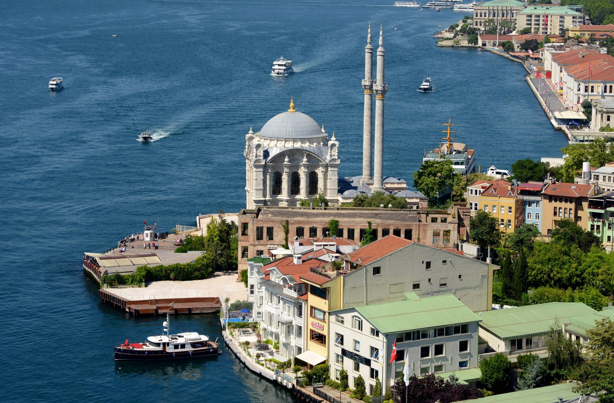 houses, Turkey, From, Above, Istanbul, Cities Wallpaper