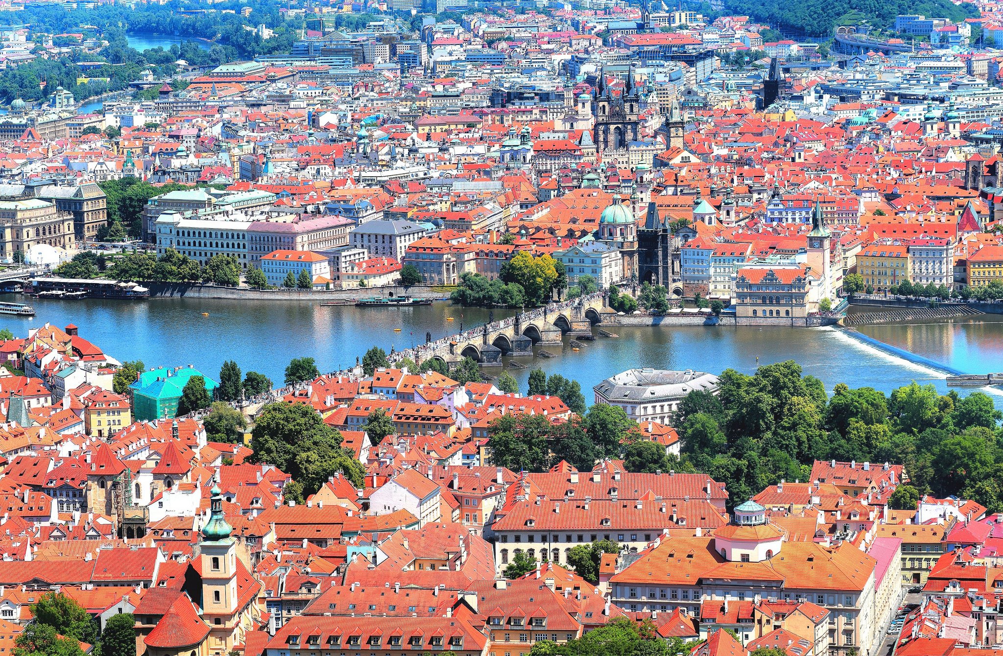 prague, Czech, Republic, Bridges, Rivers, Charles, Bridge, Vltava, Cities Wallpaper