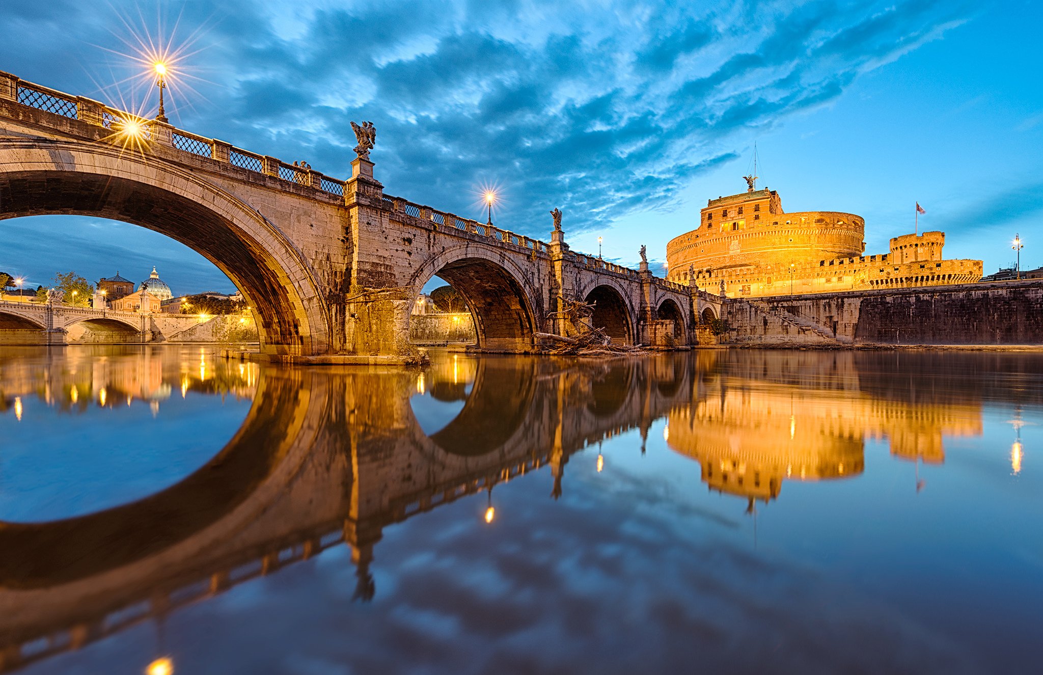 italy, Bridges, Rivers, Rome, Cities Wallpaper