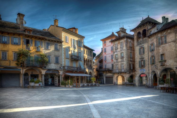 italy, Houses, Street, Domodossola, Piedmont, Cities HD Wallpaper Desktop Background