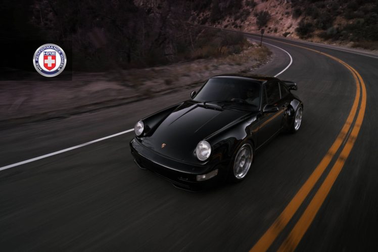 porsche, 964, Turbo, Hre, Wheels, Cars, Black HD Wallpaper Desktop Background