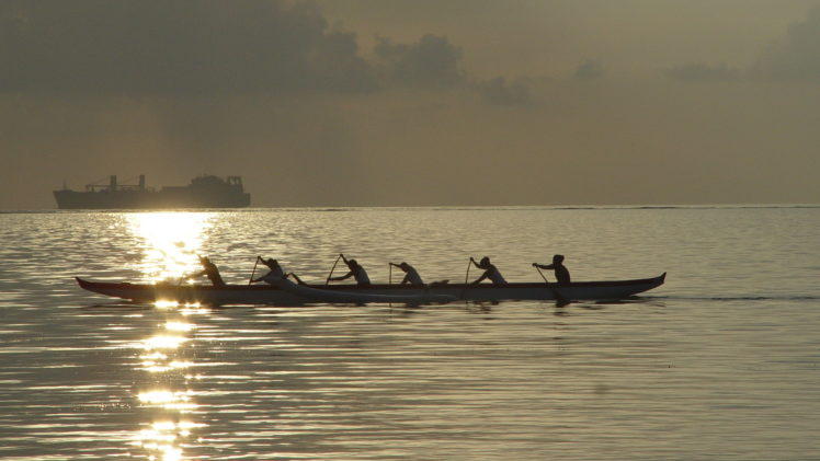 saipan, Mood, Boat, Boats, Ship, Ships, Ocean, Sea, Reflection HD Wallpaper Desktop Background