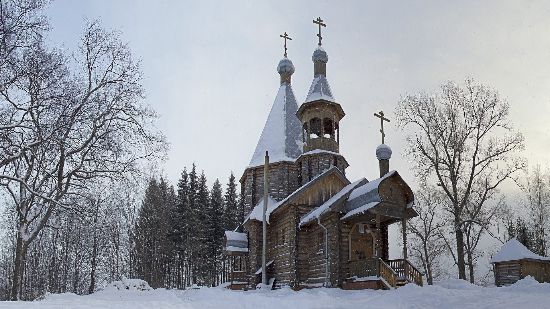 nikulchino, Church, Orthodox, Russia Wallpaper