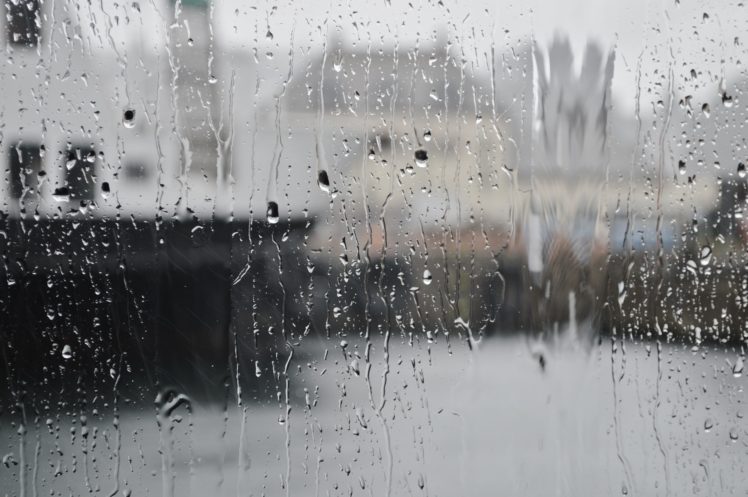 rain, Glass, Drops, Cities HD Wallpaper Desktop Background