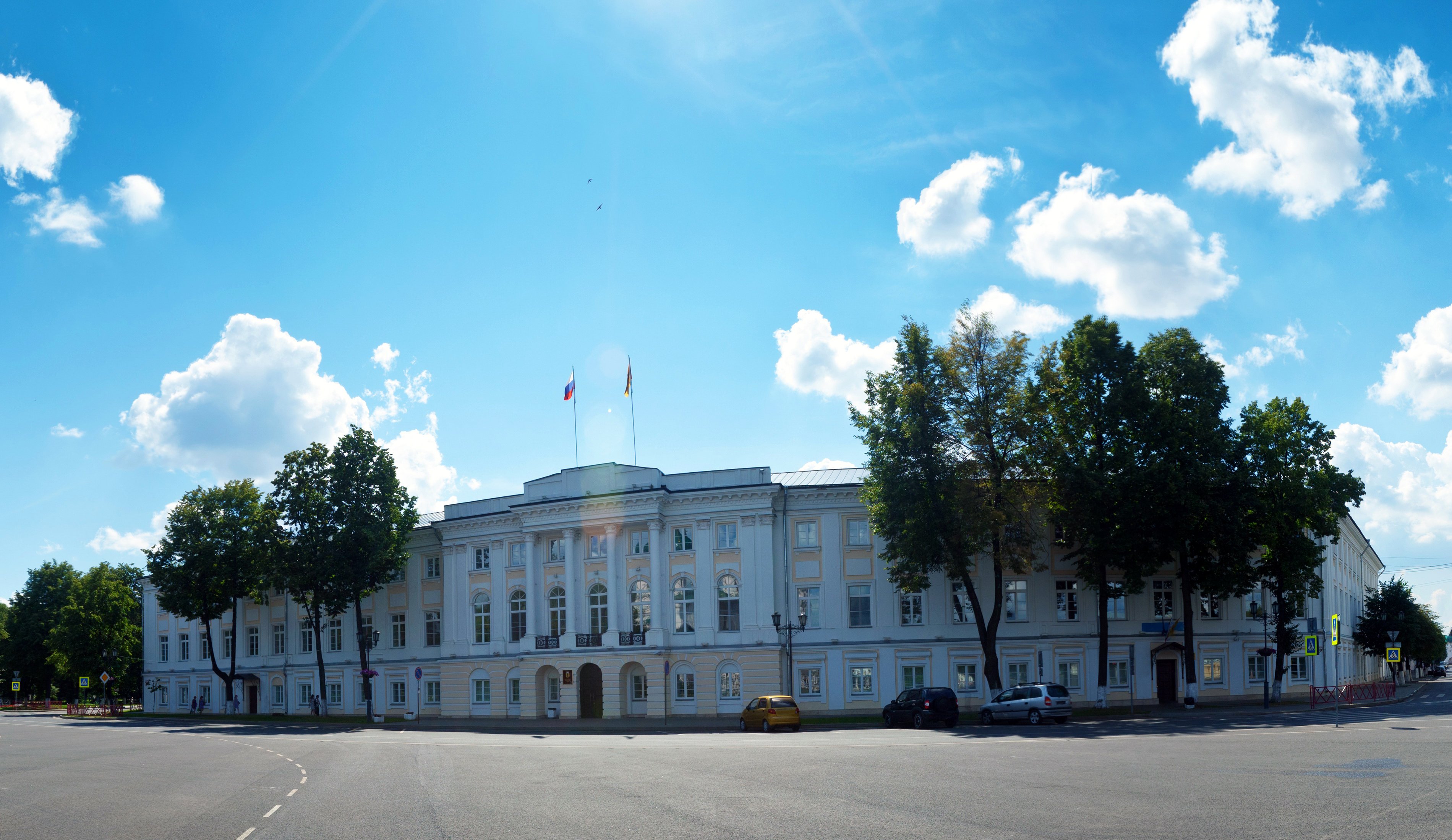 russia, Houses, Sky, Street, Yaroslavl, Cities Wallpaper