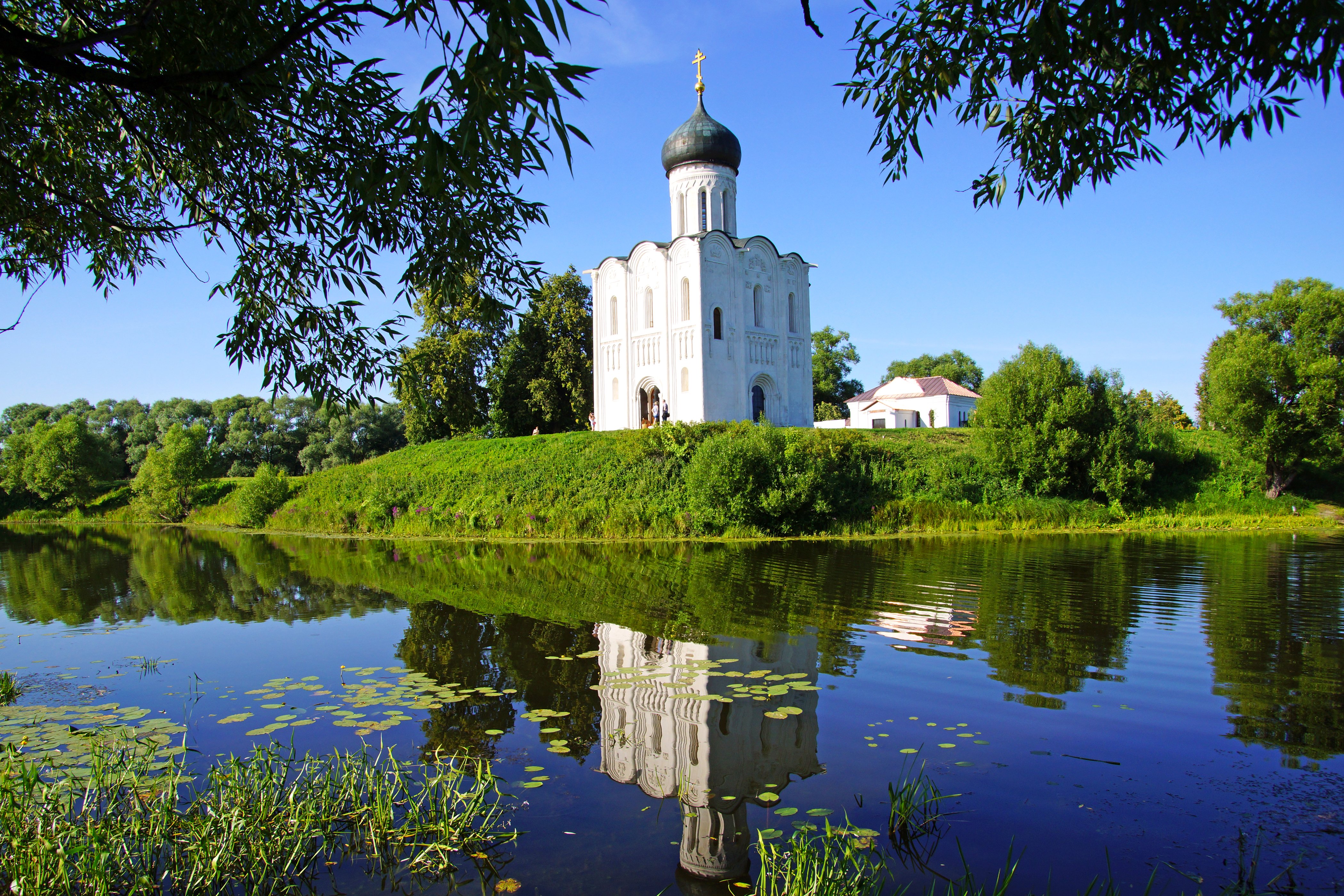 russia, Temples, Rivers, Suzdal, Cities, Nature Wallpaper