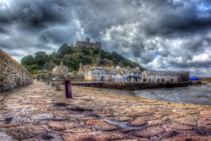 sea, Coast, Castles, United, Kingdom, Hdr, Clouds, Waterfront, Cities