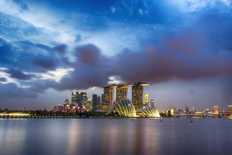 singapore, Coast, Sky, Houses, Clouds, Gardens, By, The, Bay, Cities HD Wallpaper Desktop Background
