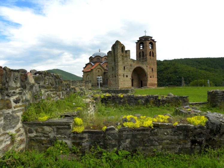 temples, Ruins, Serbia, Grass, Stone, Crkva, Svetog, Nikole, Cities HD Wallpaper Desktop Background