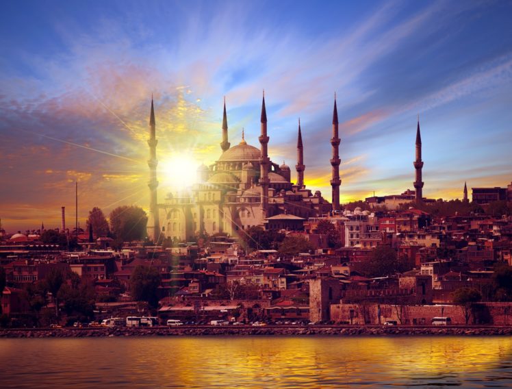 turkey, Houses, Rivers, Sunrises, And, Sunsets, Sky, Palace, Istanbul, Cities HD Wallpaper Desktop Background