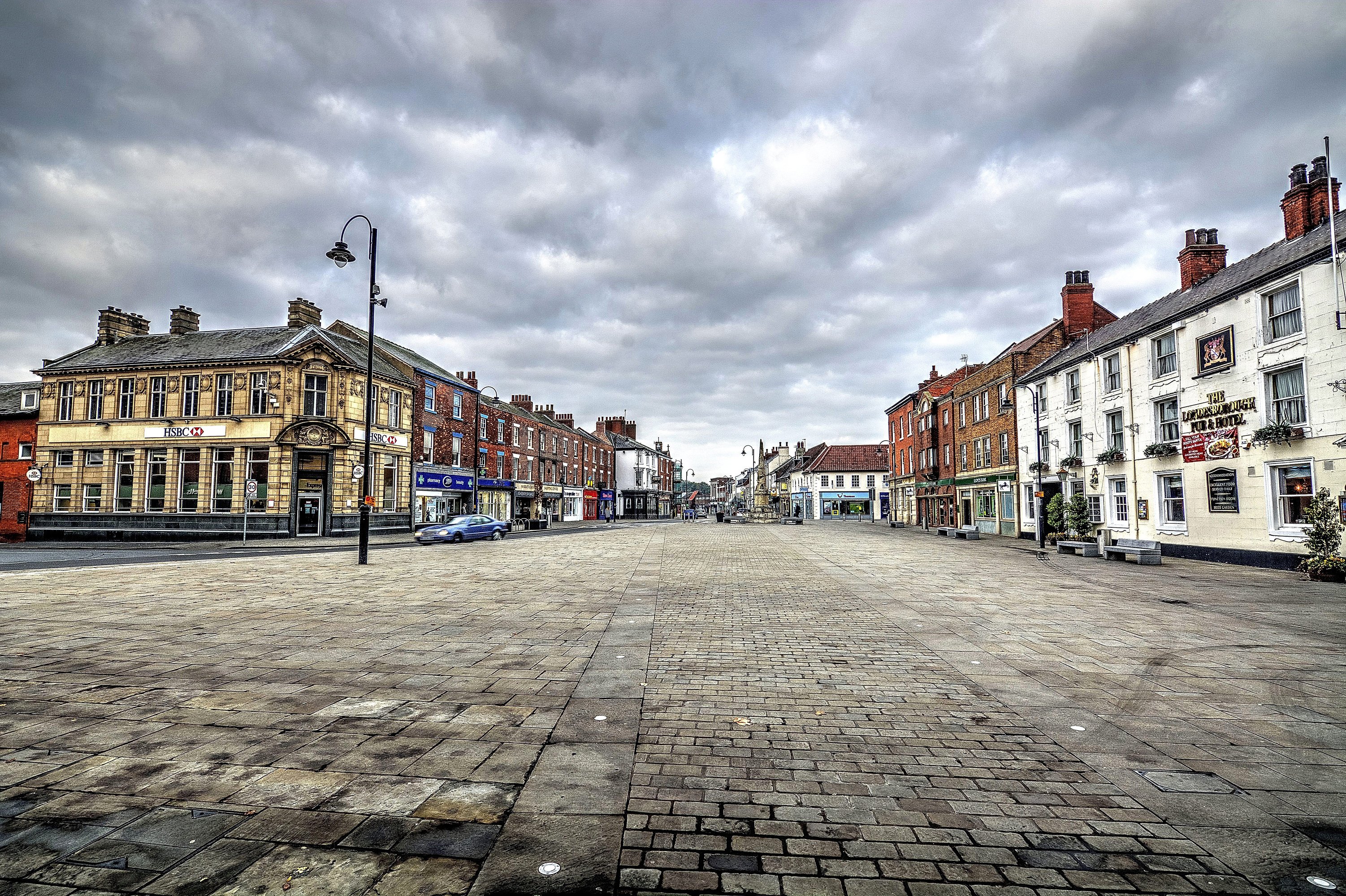 united, Kingdom, Houses, Street, Selby, North, Yorkshire, Cities Wallpaper