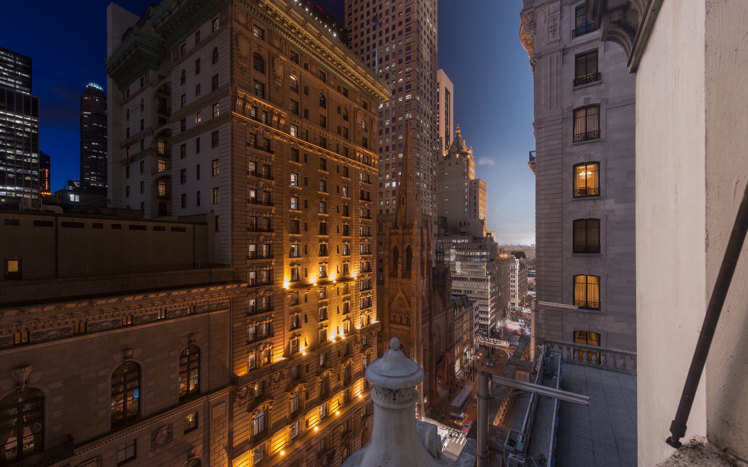 usa, Houses, New, York, City, Street, Night, 5th, Aveniu, Newyork, Cities Wallpaper