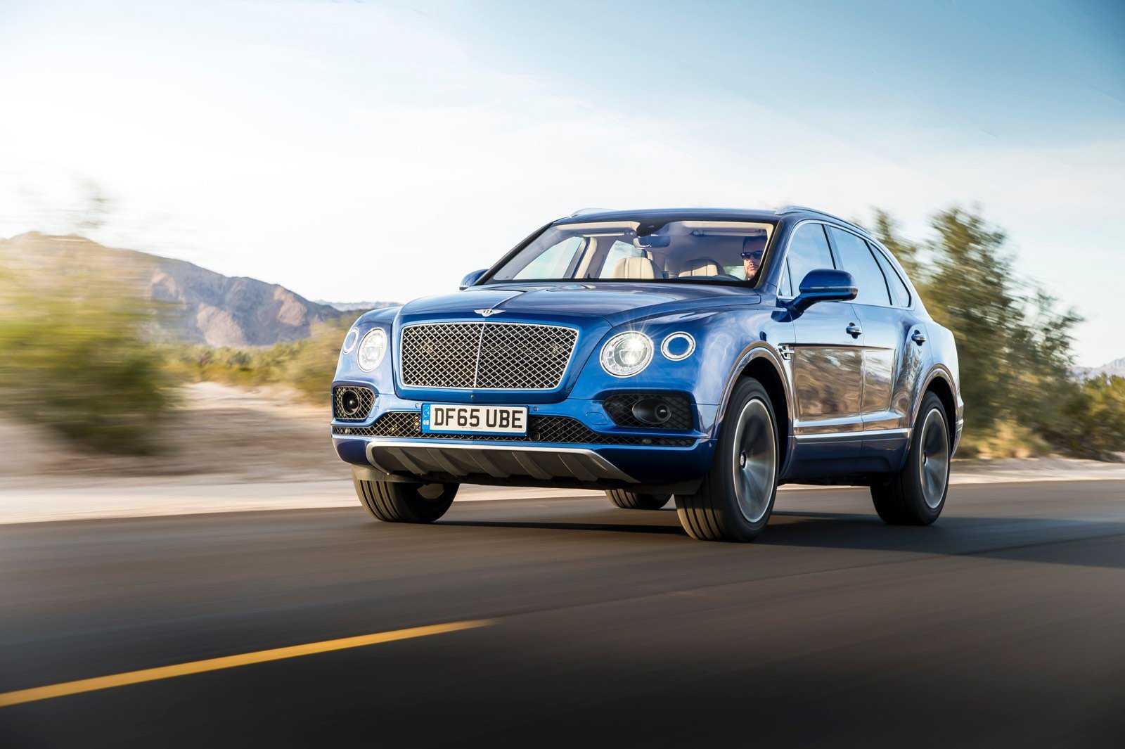2016, Bentley, Bentayga, Cars, Suv, Blue Wallpaper
