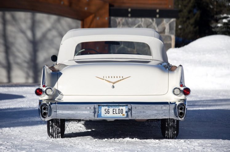 1956, Cadillac, Eldorado, Biarritz, Cars, Convertible, Classic HD Wallpaper Desktop Background